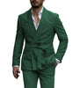 2 Pieces Suit - Mens Suit Double Breasts Shawl Lapel 2 Pieces (Blazer+Pants)