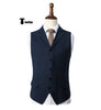 Vintage Classical Men’s Classic Tweed Herringbone Notch Lapel Waistcoat Xs / Navy Suit Vest