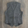 Suit Vest - Vintage Classical Mens Regular Fit Tweed Herringbone V Neck Waistcoat