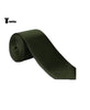 Men’s Modern Fit Classic Solid Color Tie Set Army Green Accessories