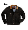 Casual Men’s Lapel Blazer Classic Coat Button-Down Denim Jacket Xs / Black