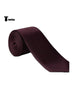 Men’s Modern Fit Classic Solid Color Tie Set Burgundy622 Accessories