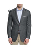 Bussines Men’s 2 Pieces Mens Blazer Notch Lapel Linen For Wedding Xs / Grey