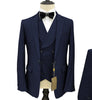 3 Pieces Suit - Fashion 3 Pieces Mens Suit Notch Lapel Tuxedos For Wedding (Blazer+vest+Pants)