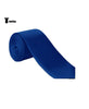 Men’s Modern Fit Classic Solid Color Tie Set Royal Blue Accessories