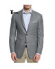 Fashion Men’s 2 Pieces Mens Blazer Notch Lapel Linen For Wedding Xs / Silver